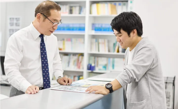 学習・健康・就職に関するサポート 画像