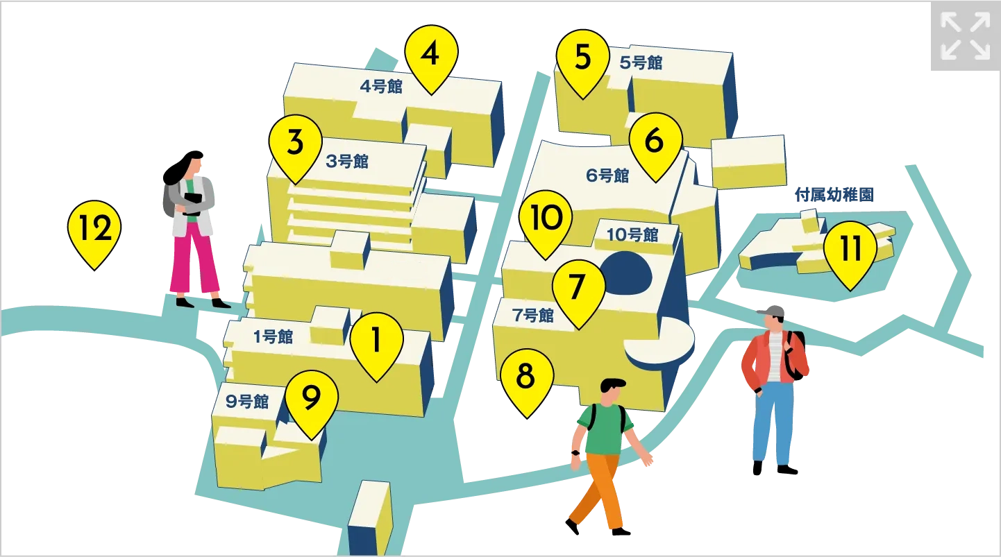 キャンパスマップ 画像