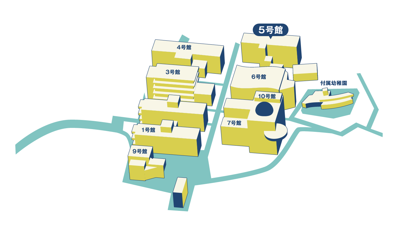 5号館へのマップ画像
